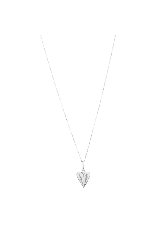 Collar Mini Silver Heart